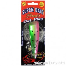 Brad's Killer Fishing Gear Rigged Super Cut Plug, Glow Green Dot 555530049